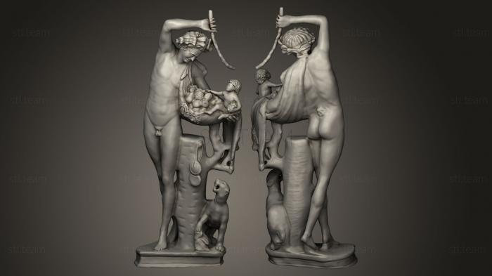 Статуи античные и исторические Сатир Младенец